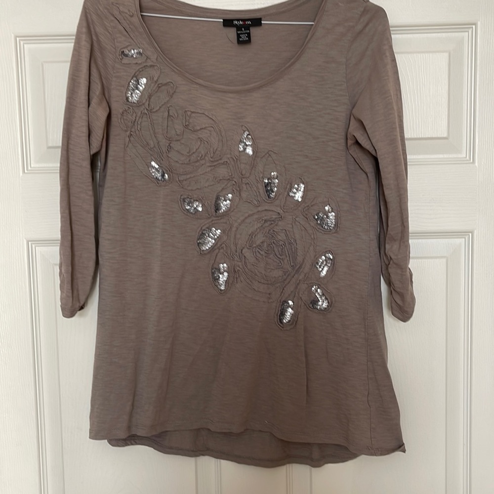 Brown blouse